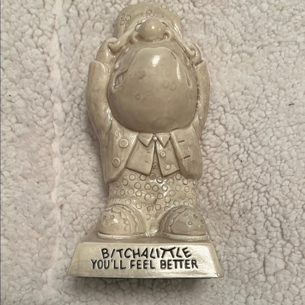 Cream Ceramic Figurine